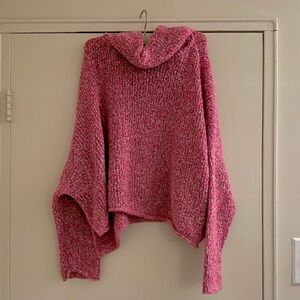 Free People BFF Cowl Neck Oversized Boxy Cozy Sweater
